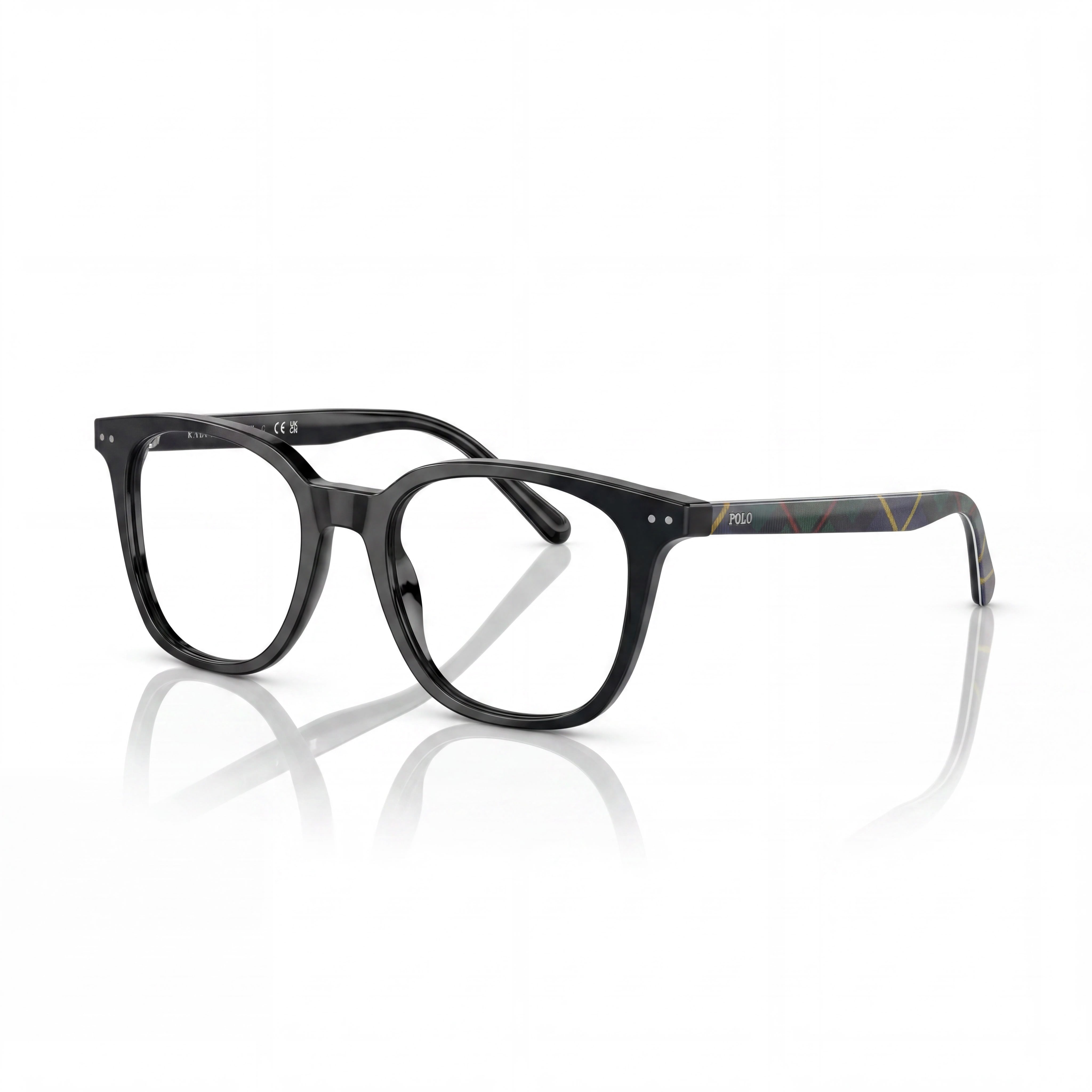 POLO RALPH LAUREN Ph2184 Women's Plastic Eyewear Frame Matte Transparent Dark Grey 53mm, Photo 1