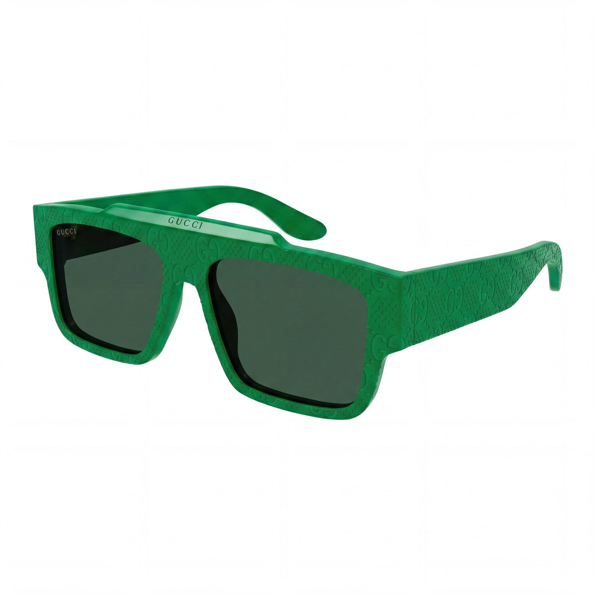 Gucci GG1460S Casual Men's Sunglasses with Verde Acetate Frame and Non-Polarized Verde Acetate Lenses 56-16-145, Photo 1