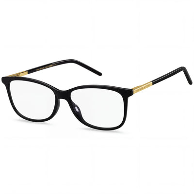 Marc Jacobs Marc 513 Women's Black Gold Plastic Optical Eyeglass Frames with Polycarbonate Lenses 53mm