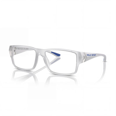 POLO RALPH LAUREN Ph2275u Universal Fit Women's Prescription Ready Plastic Frame Eyeglasses Matte Crystal 57mm