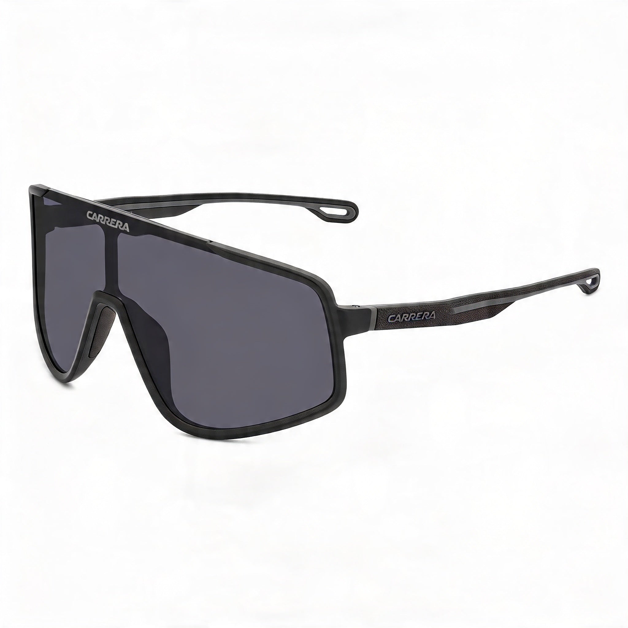 Gafas de sol Carrera Casual para mujer con protección UV, armazón de poliamida ecológica en negro mate, lentes de 99 mm, puente de 1 mm, patillas de 145 mm, Photo 1