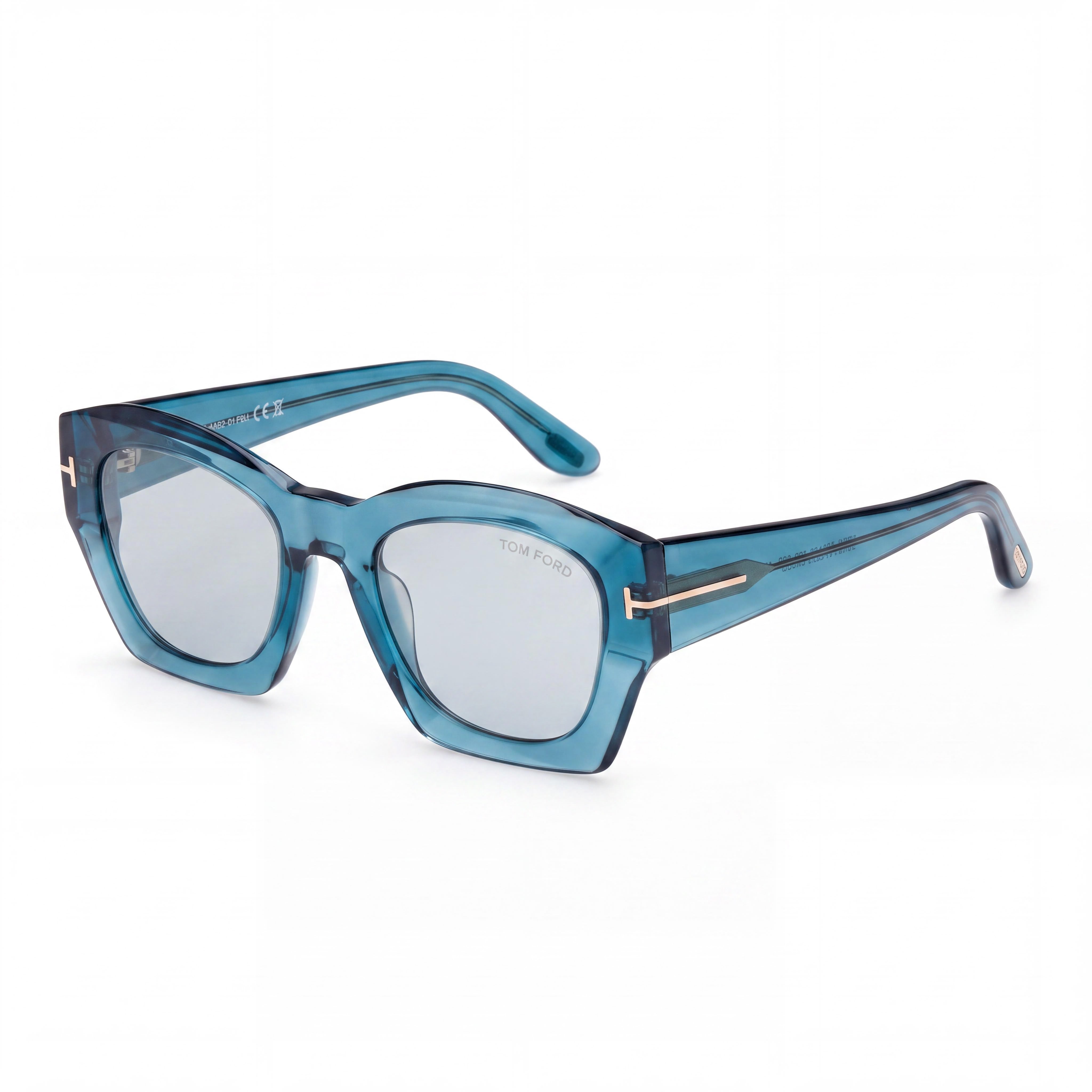 Tom Ford Ft1083 Women's Multi-Coloured Stainless Steel UV Protection Sunglasses with Grey Lenses 52-22-140, Photo 1