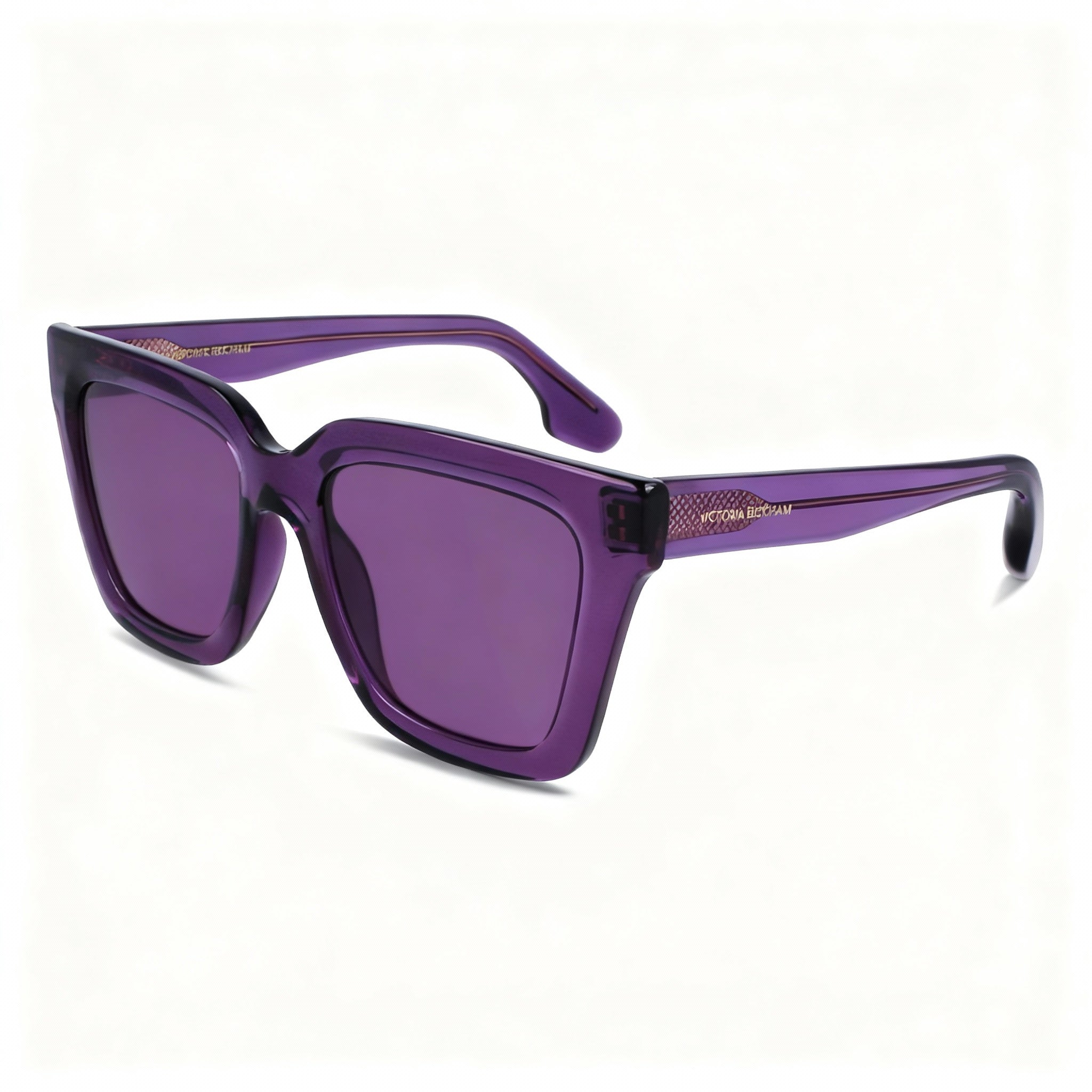 Victoria Beckham Modern VB644S Women's Acetate Purple Non-Polarized UV Protection Sunglasses 53mm, Photo 1