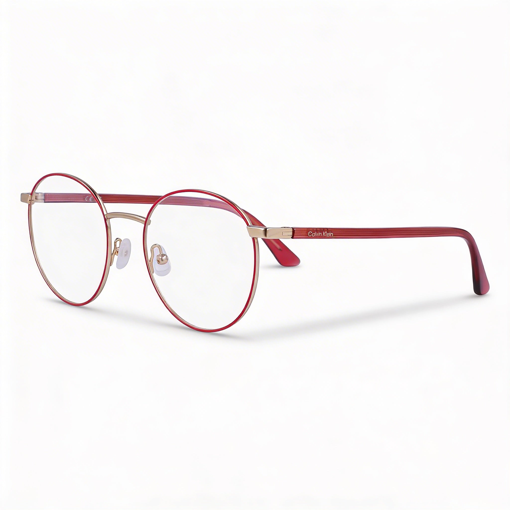 Calvin Klein Ck23106 Unisex Eyeglasses featuring a Rose Metal Frame and Rose Lenses, Size 51mm, Photo 1