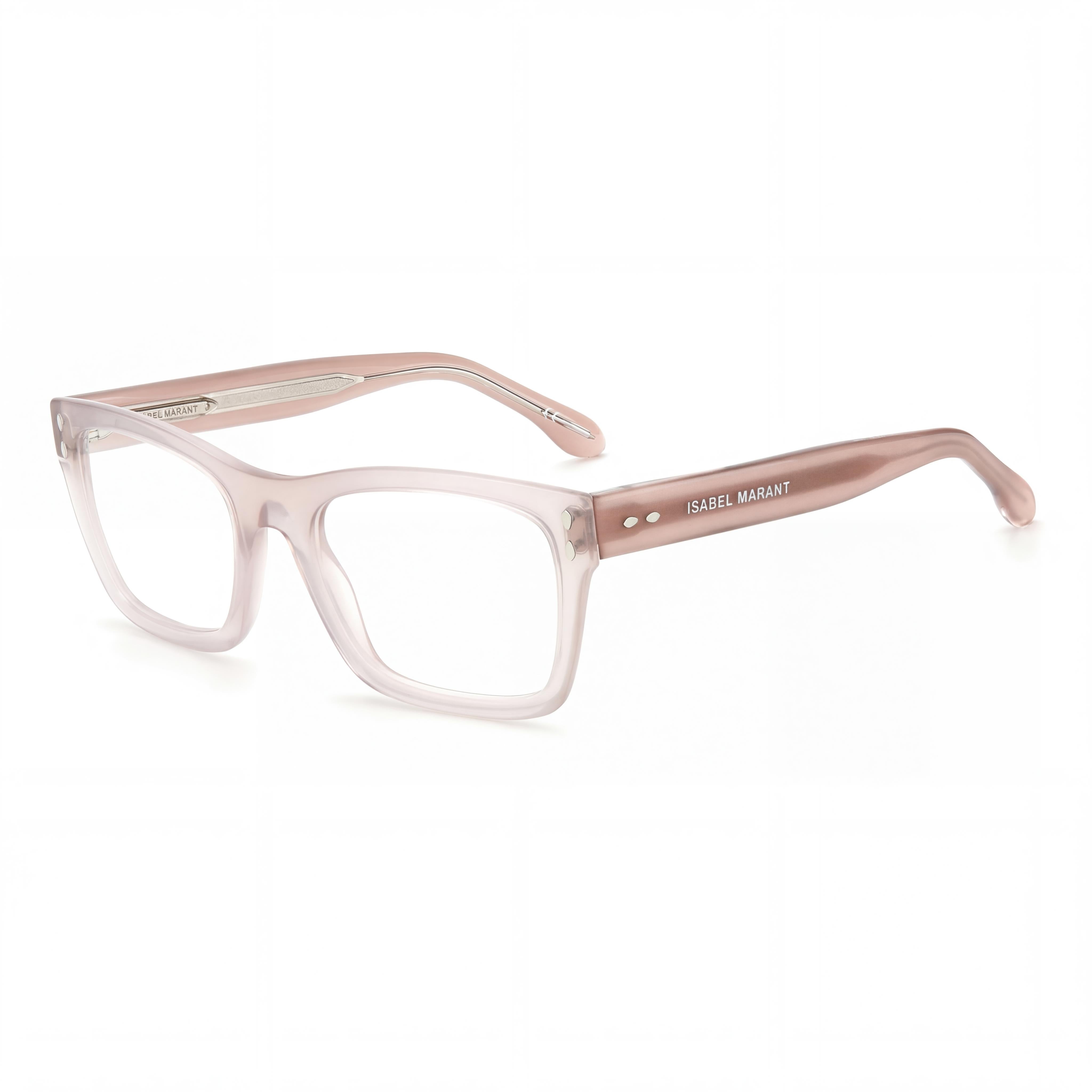 Isabel Marant Modern Unisex Sunglasses with Nude Frame & Lenses, Polycarbonate Lenses, Size 52-20-145mm, Photo 1