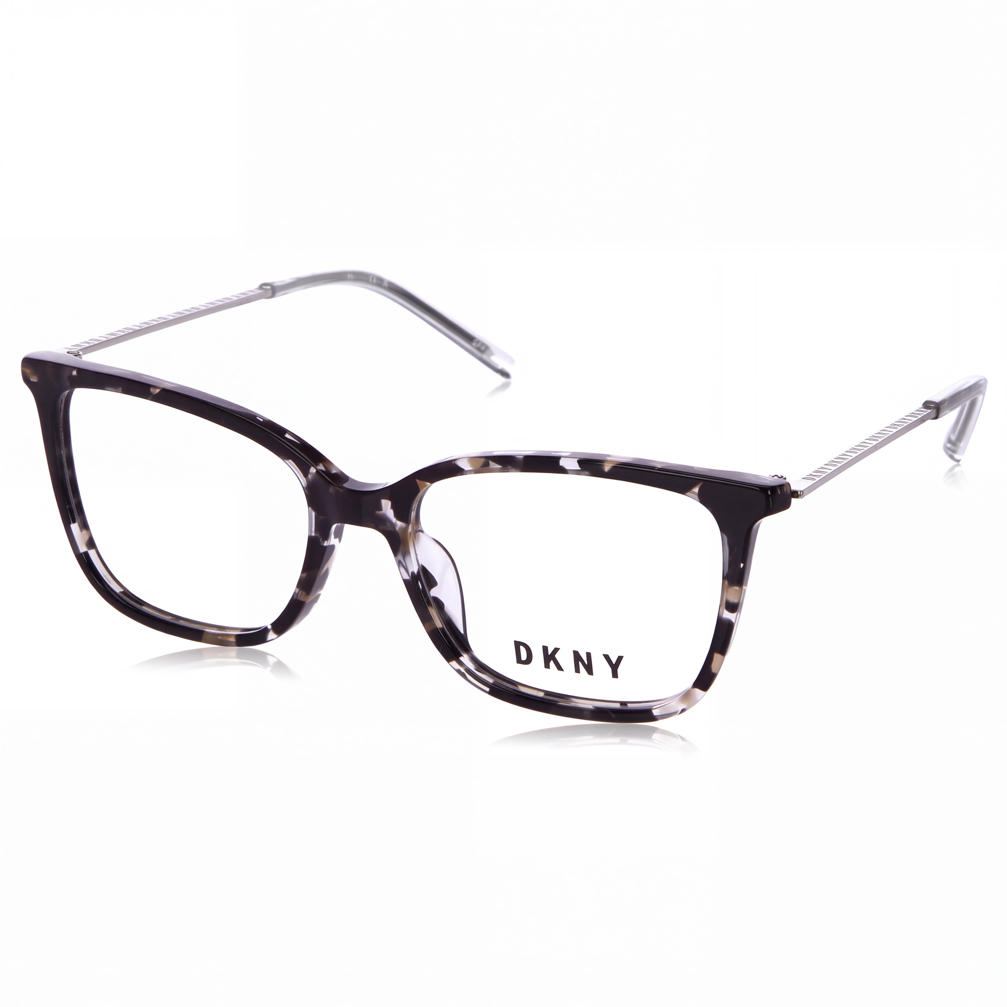DKNY Dk7008 Gafas de sol unisex con montura de acero de aleación carey negro y lentes de policarbonato de 52 mm, Photo 1