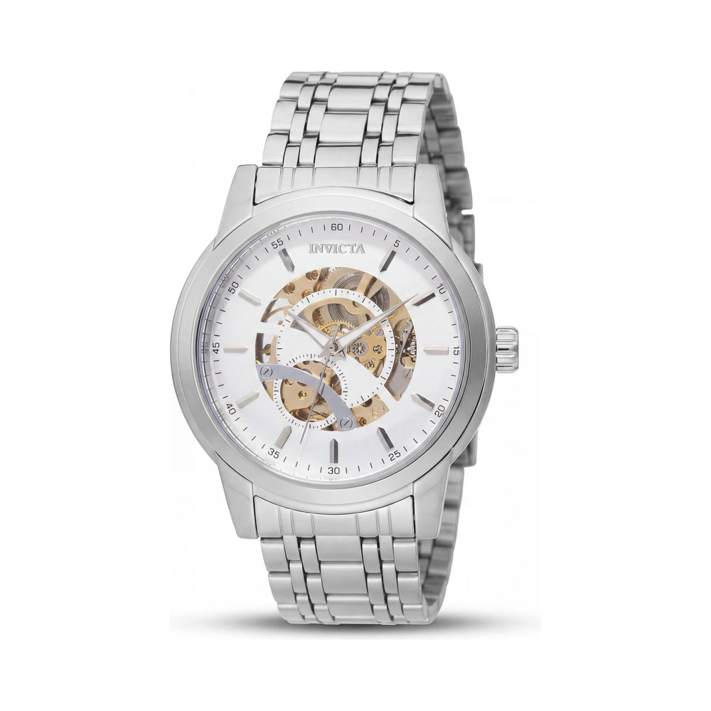 Invicta Objet D Art 69122 Men's Automatic 42mm Stainless Steel Case & Bracelet Silver Dial Watch