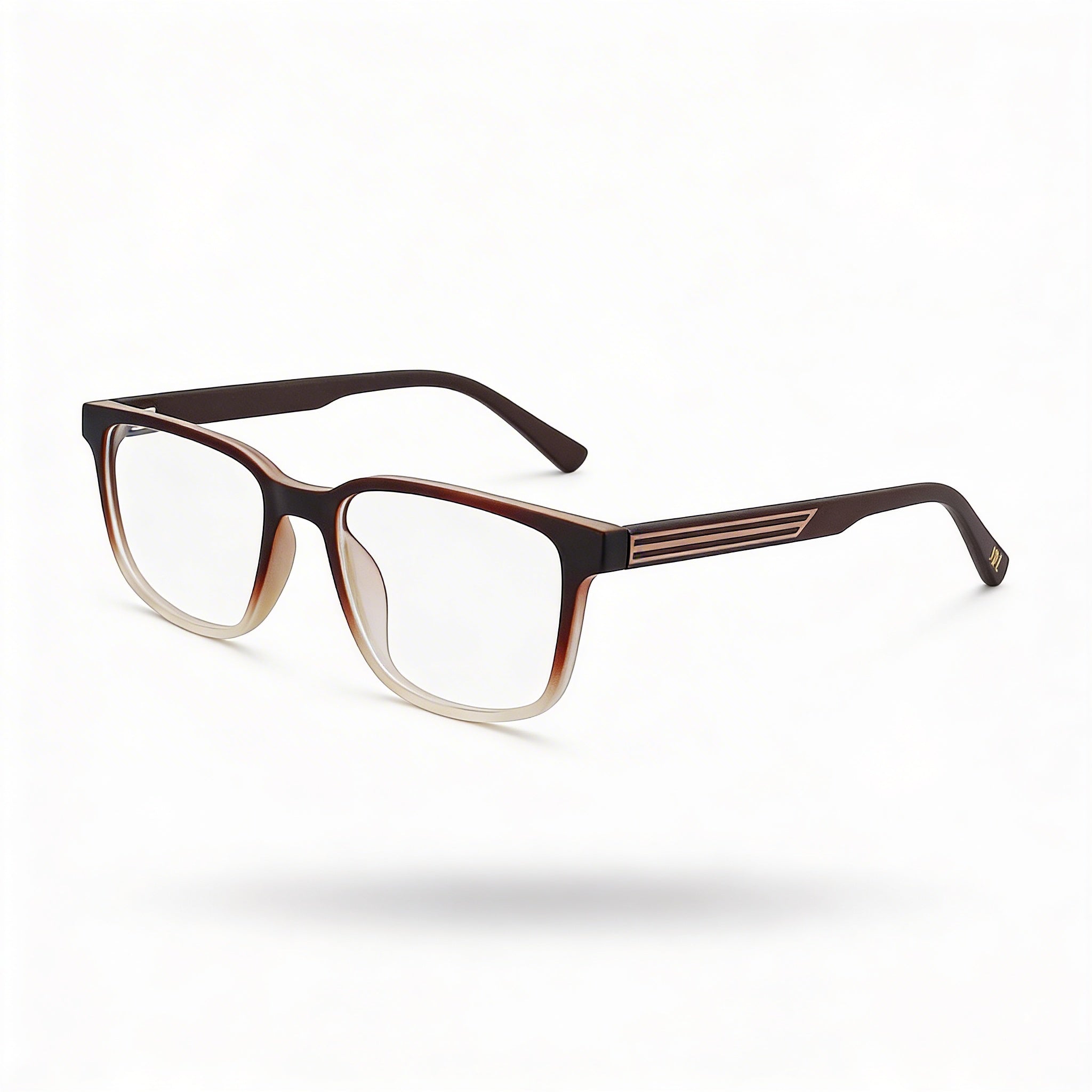 Joe Joe4102 Gafas Ópticas para Hombre, Montura de Acetato en Marrón con Lentes No-Policarbonato, Tamaño 54-18-140mm, Photo 1