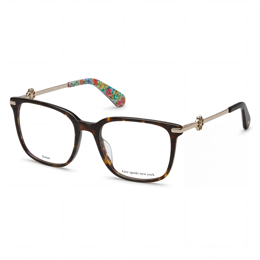 Monturas de gafas de acetato La Habana modernas Kate Spade New York para mujer con lentes de 52 mm de ancho