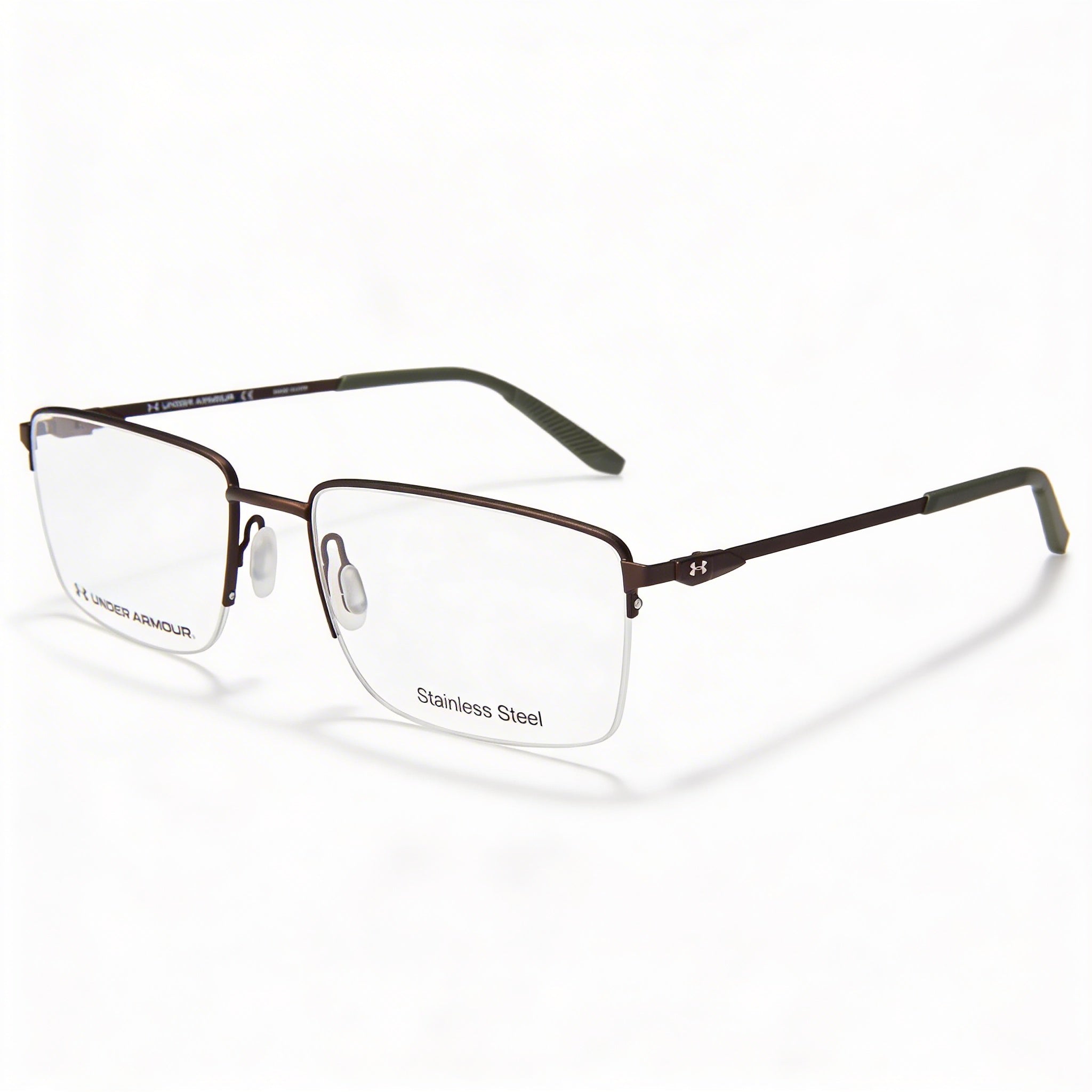 Under Armour Ua 5016/G Gafas de hombre de metal marrón sin lentes de demostración marrones 58 mm, Photo 1