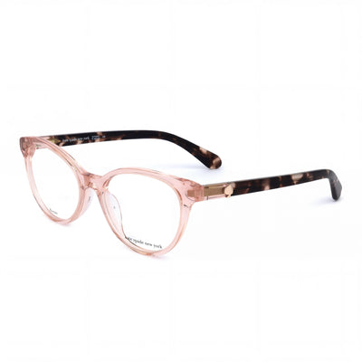 kate spade new york Gafas de sol modernas para mujer con montura de acetato rosa y lentes de policarbonato rosa de 50 mm