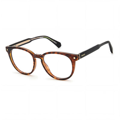 Gafas Polaroid Pld D445 para hombre, montura Havana inyectada con lentes de policarbonato Havana no polarizadas, 50 mm