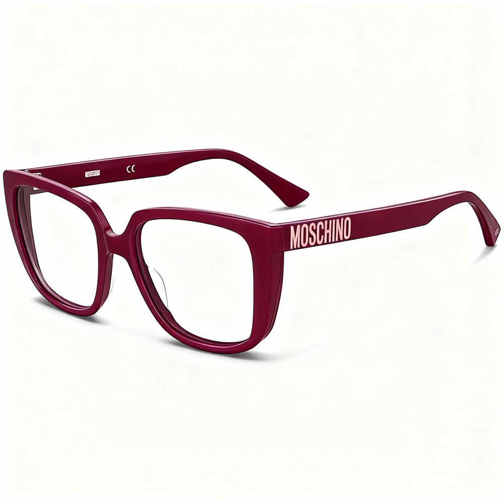 Gafas de sol unisex Moschino Mos622 de acetato, policarbonato rojo, montura multicolor, no polarizadas, 53 mm