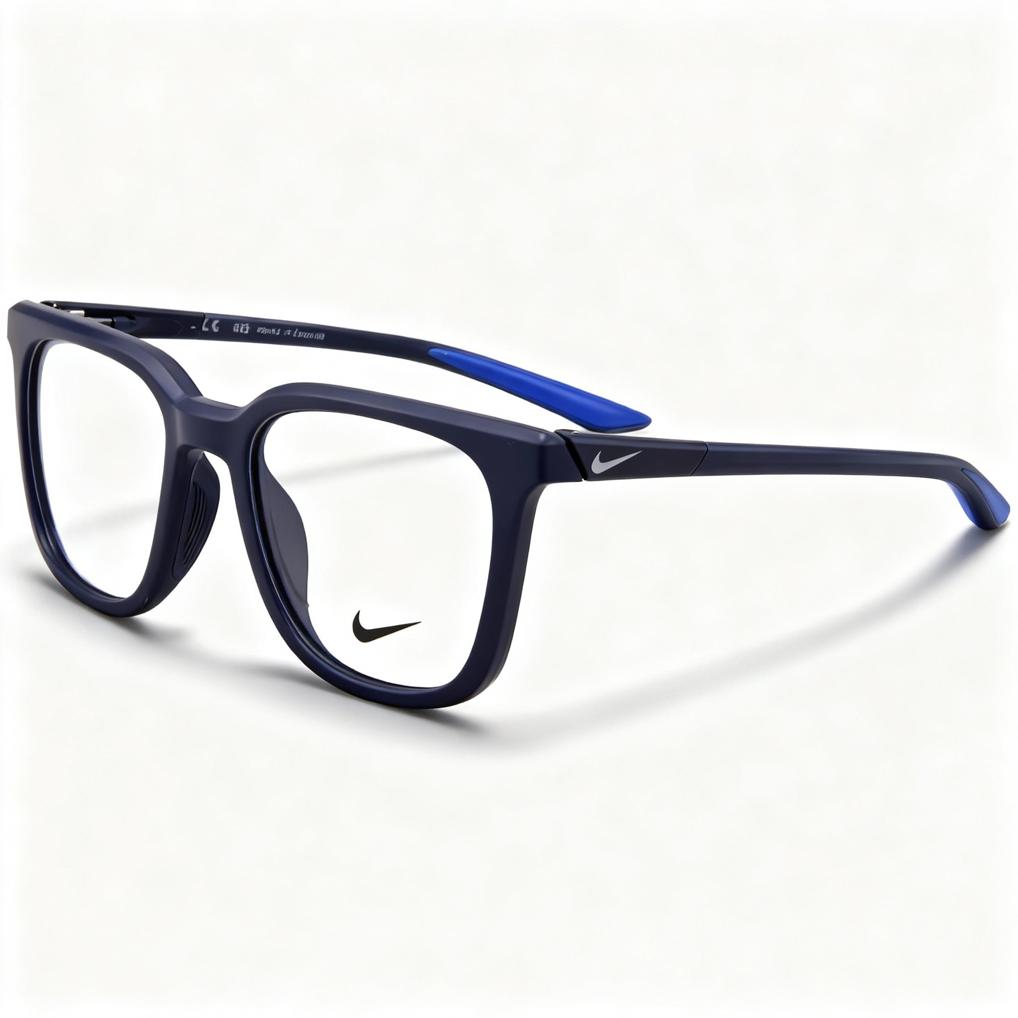Gafas graduadas Nike 7290 Modern Unisex, montura completa de plástico, azul marino mate, 52-20-140, Photo 2