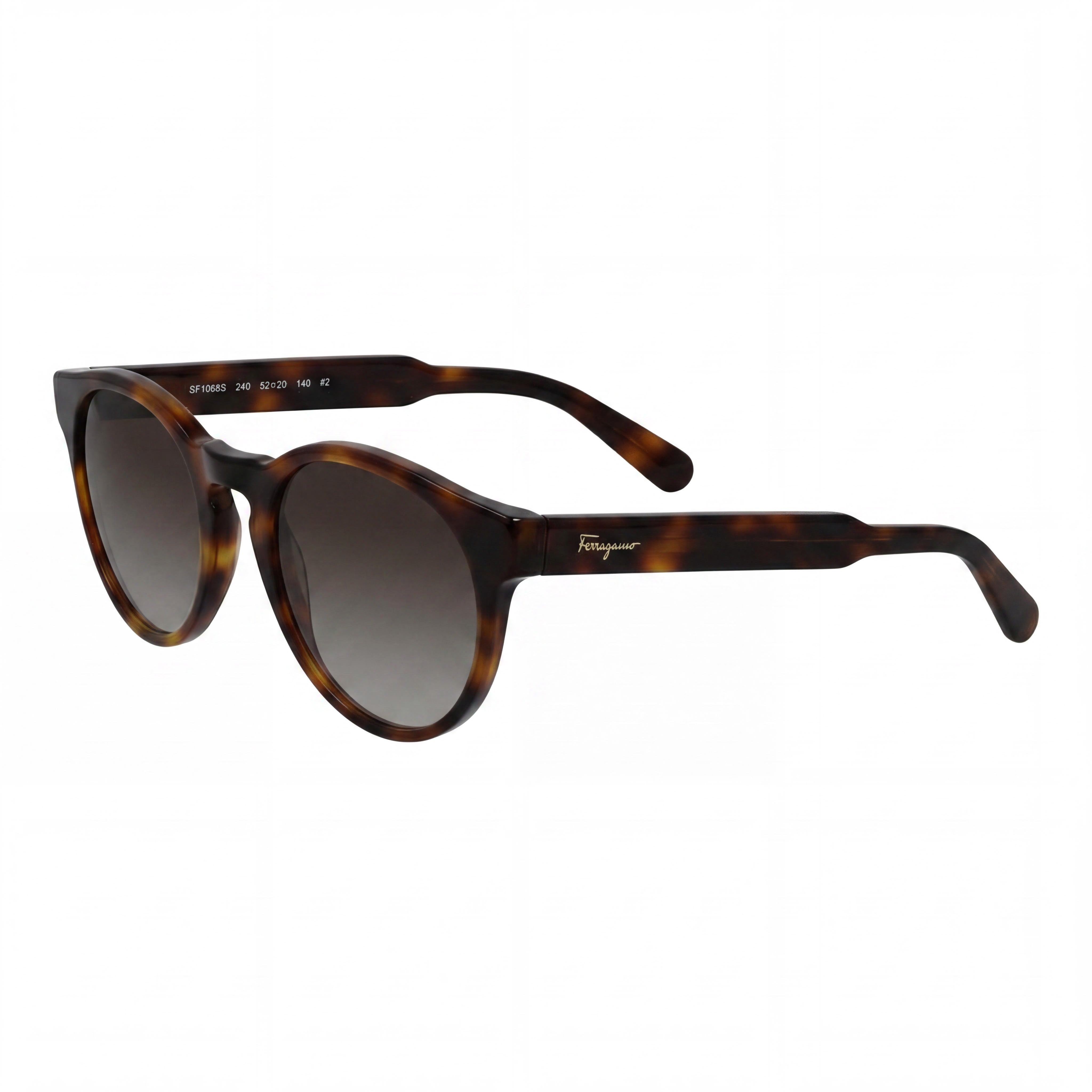 Salvatore Ferragamo Classic Women's Tortoise Plastic Brown Gradient Non-Polarized 100% UV Protection 52mm Sunglasses, Photo 1