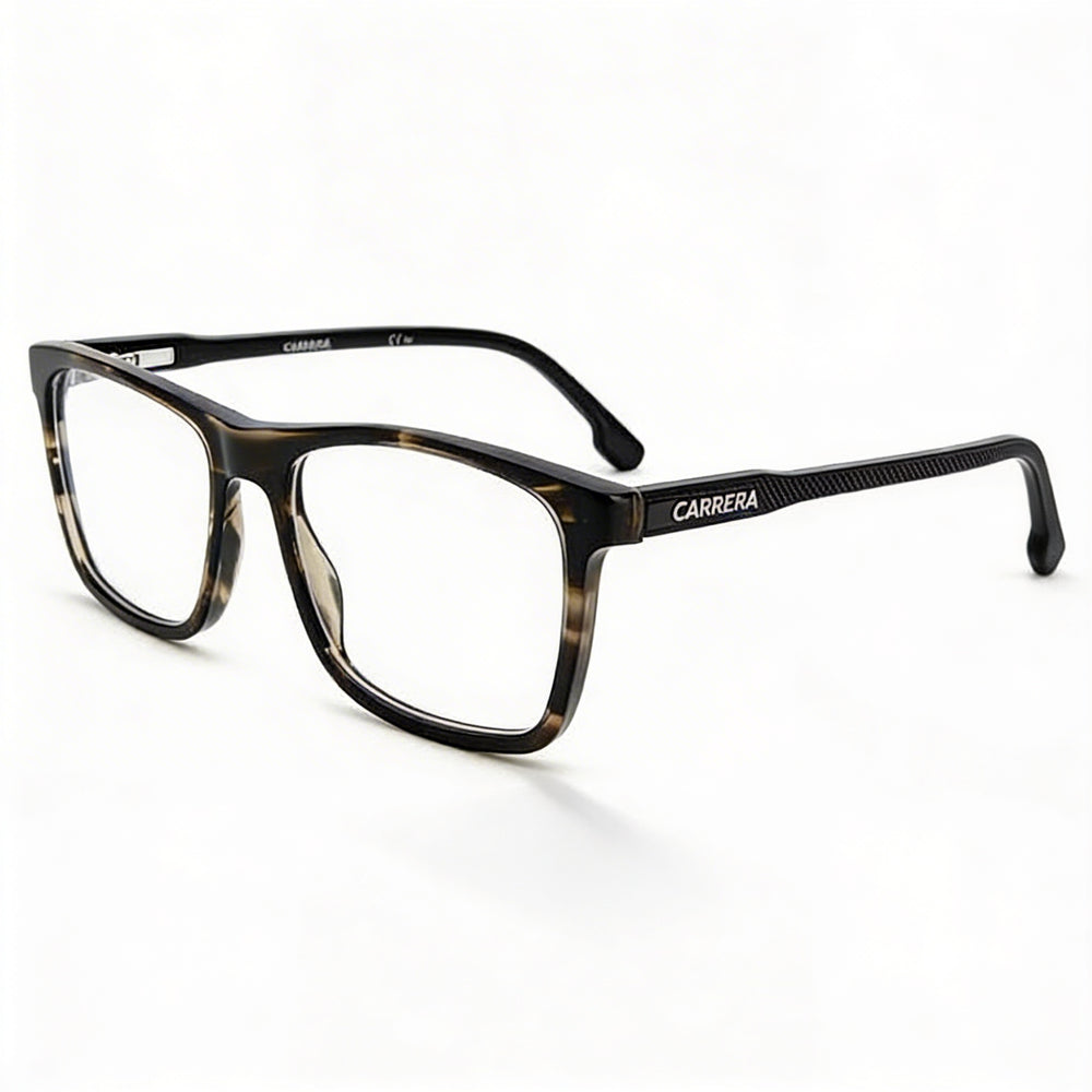 Carrera Carrera 225 Unisex Grey Horn Acetate Eyeglasses with Polycarbonate Lenses 56-17-145