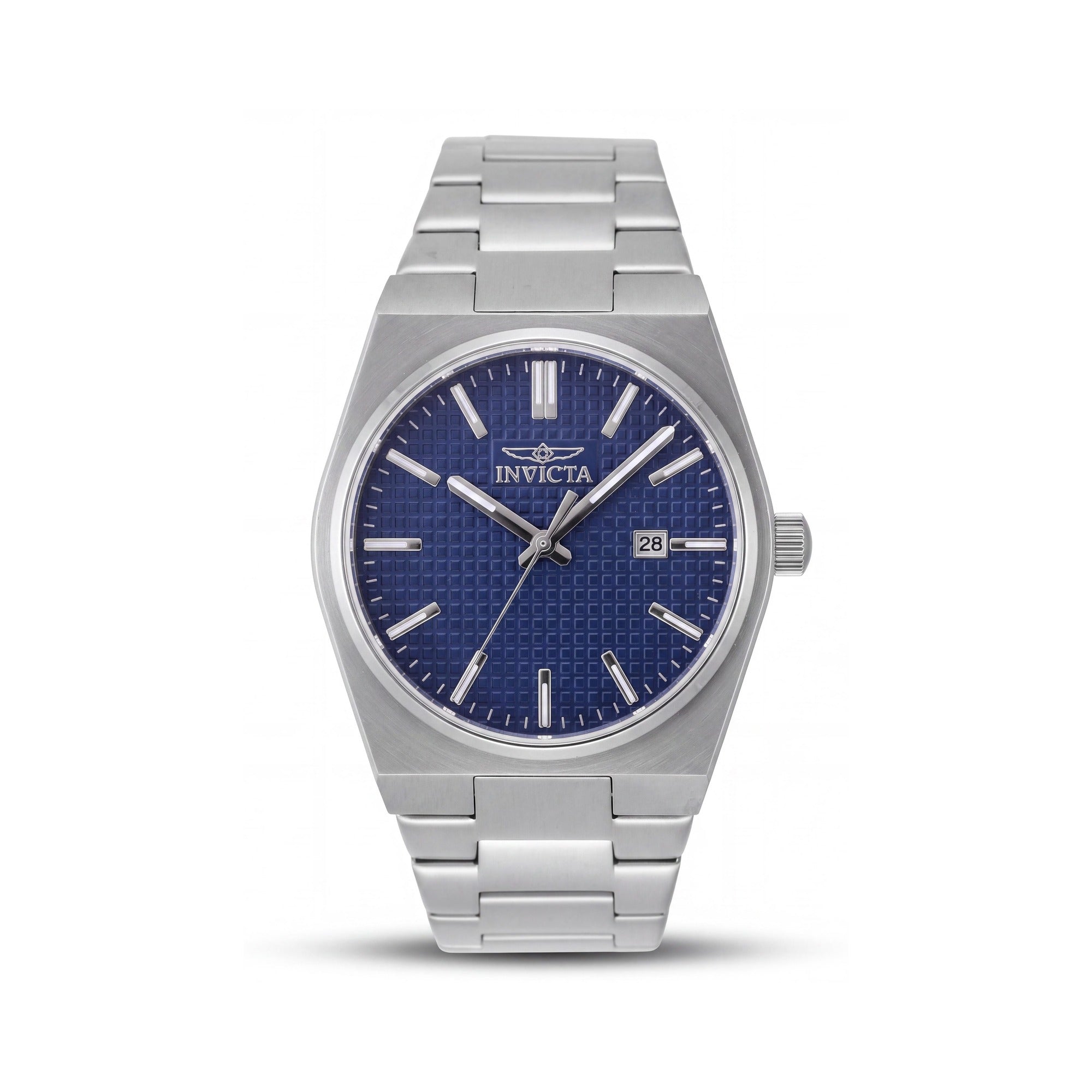 Invicta Speedway 48390 Unisex Silver Stainless Steel Case Blue Dial Quartz Watch 40mm, Photo 1