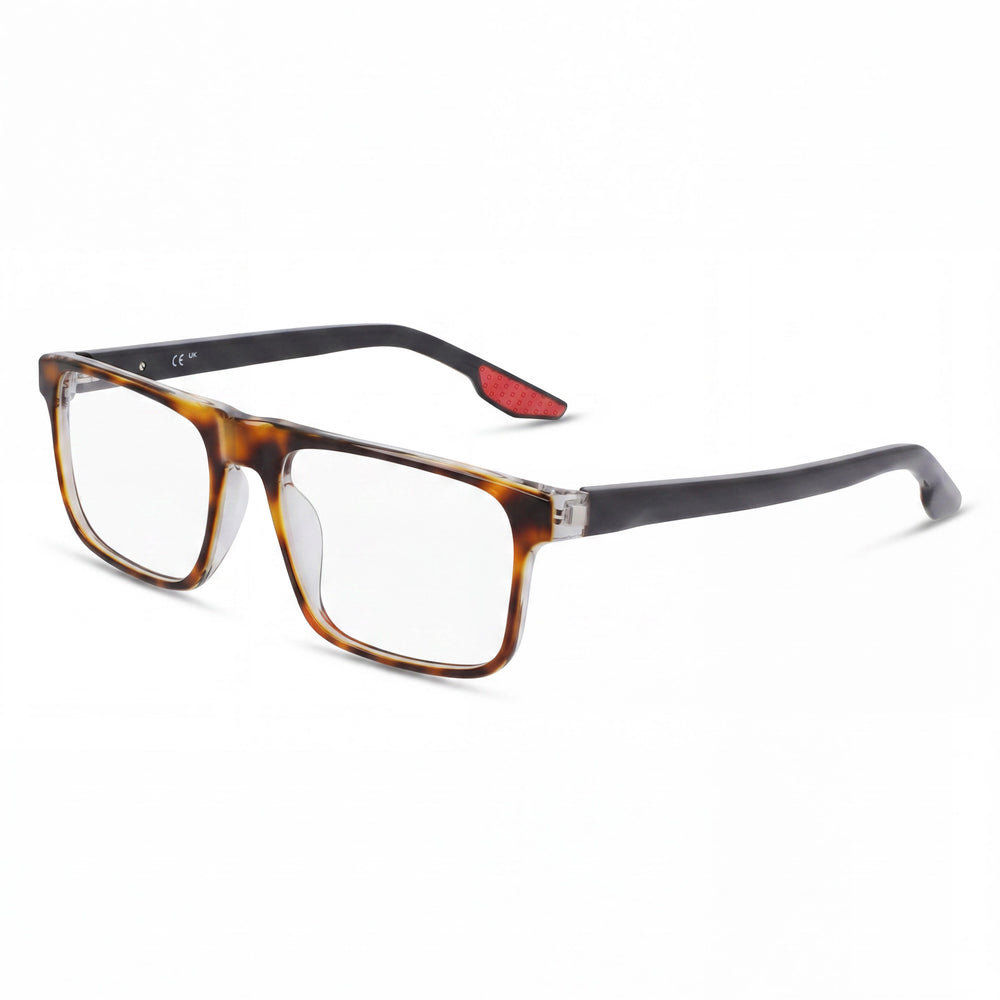 Gafas de sol Nike Modern Unisex de acetato con montura y lentes ahumados color carey a juego de 54 mm