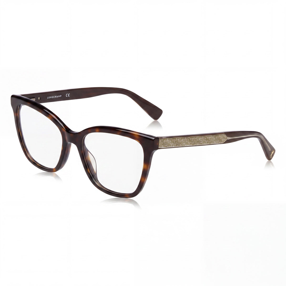 Longchamp LO2689 59248 Tortoise Rectangle Eyeglasses for Women, 53mm, Photo 1