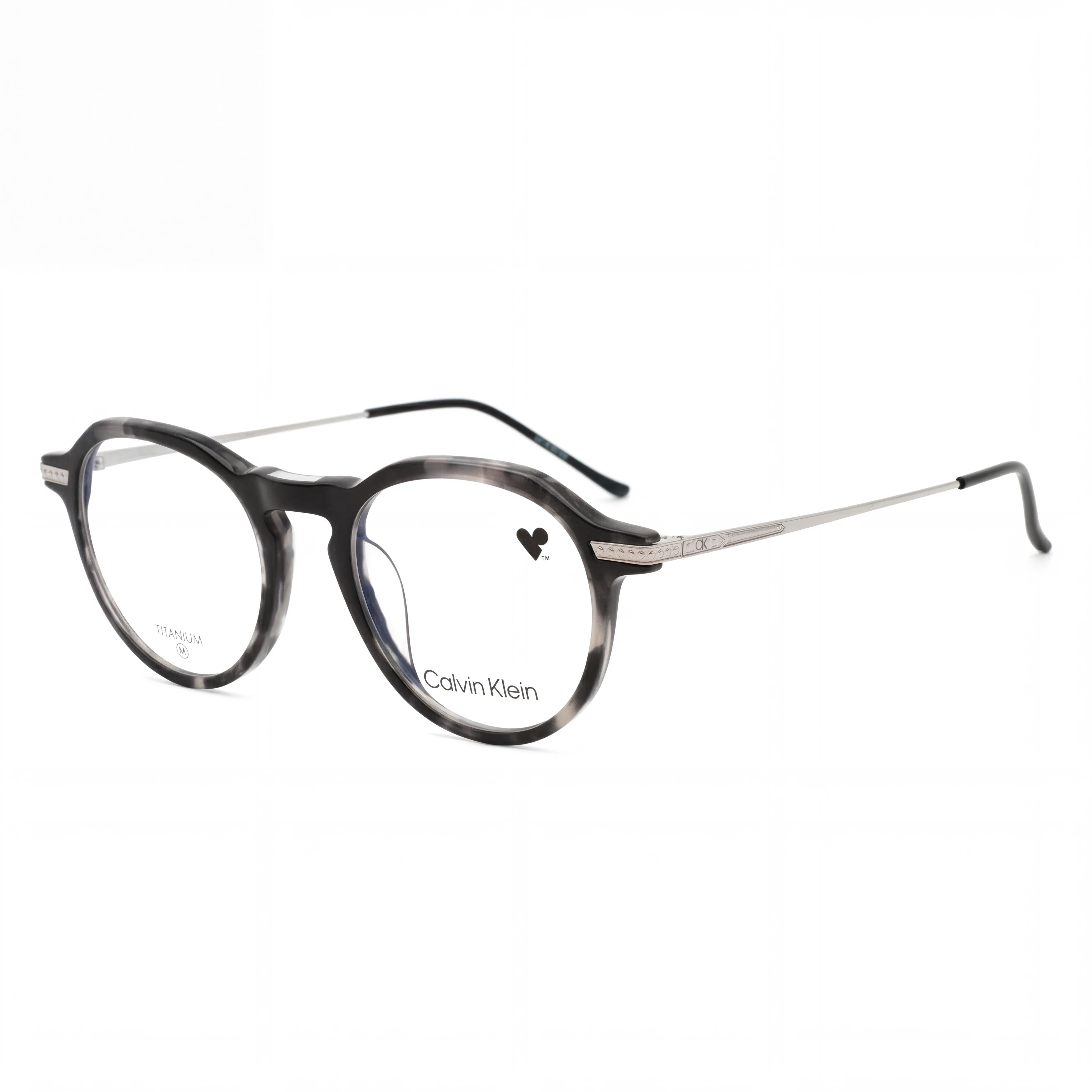 Calvin Klein Modern CK23532T Unisex Acetate Grey Havana Frame Polycarbonate Non-polarised Lens 48mm, Photo 1