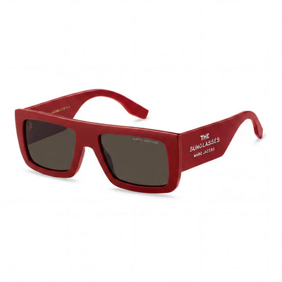 Marc Jacobs MARC 775/S Montura de poliamida roja atrevida y moderna Lentes marrón rojizo No polarizadas Unisex 53mm