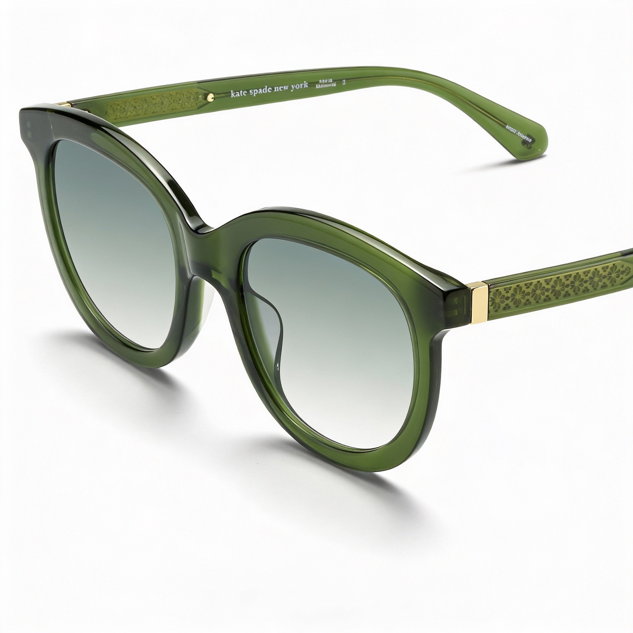 Gafas de sol Kate Spade New York Lillian/G/S para mujer, de plástico, con protección UV, color verde cristal, 53 mm, no polarizadas, Photo 1
