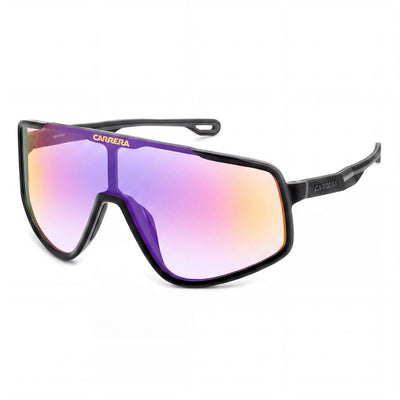 Carrera Carrera 4017/S Women's Black Plastic Frame UV Protection Non-Polarized Multilayer Violet Lens Sunglasses 99mm