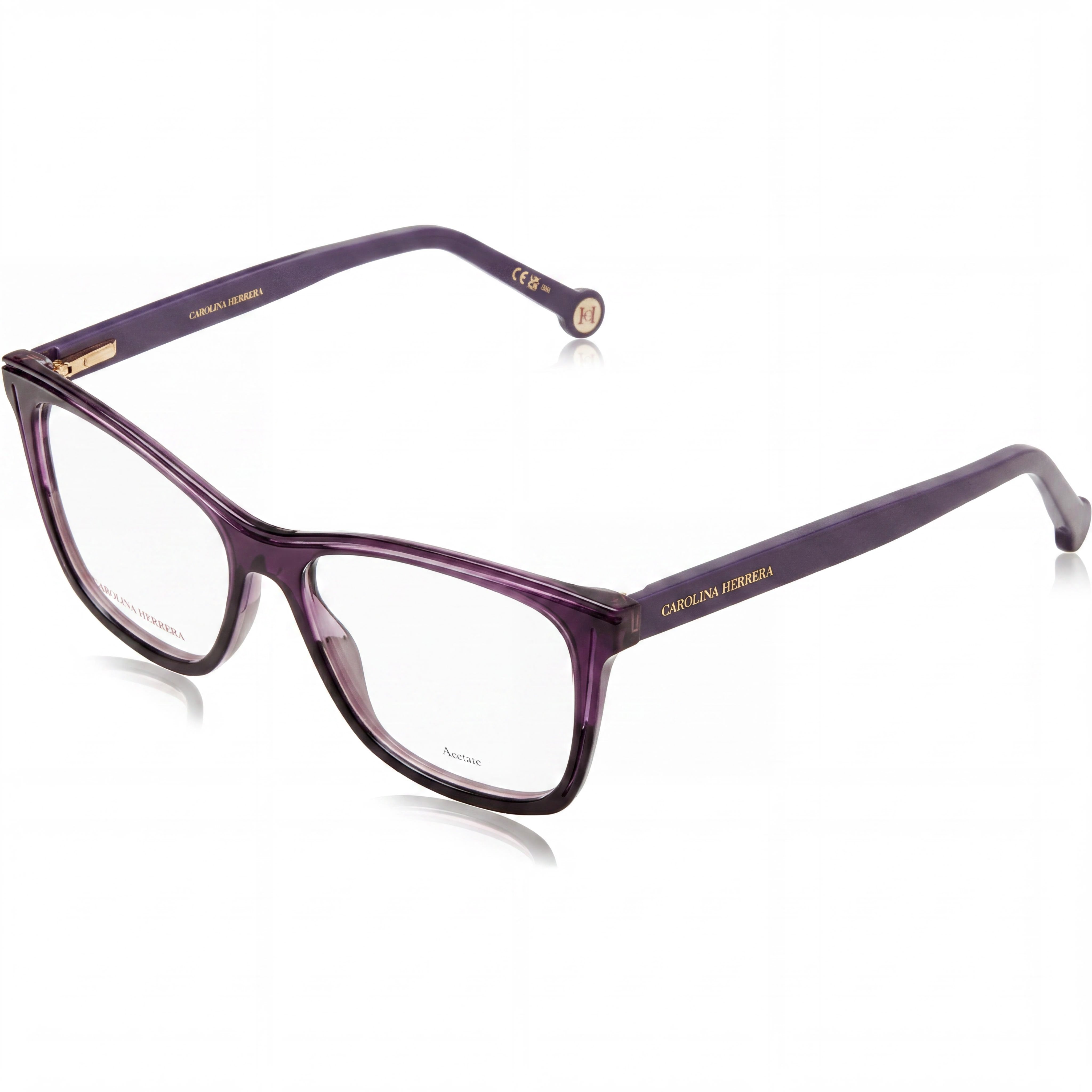 CAROLINA HERRERA Her 0172 Unisex Multicolored Acetate Optical Frame Eyeglasses with 53mm Lens Width, Photo 1