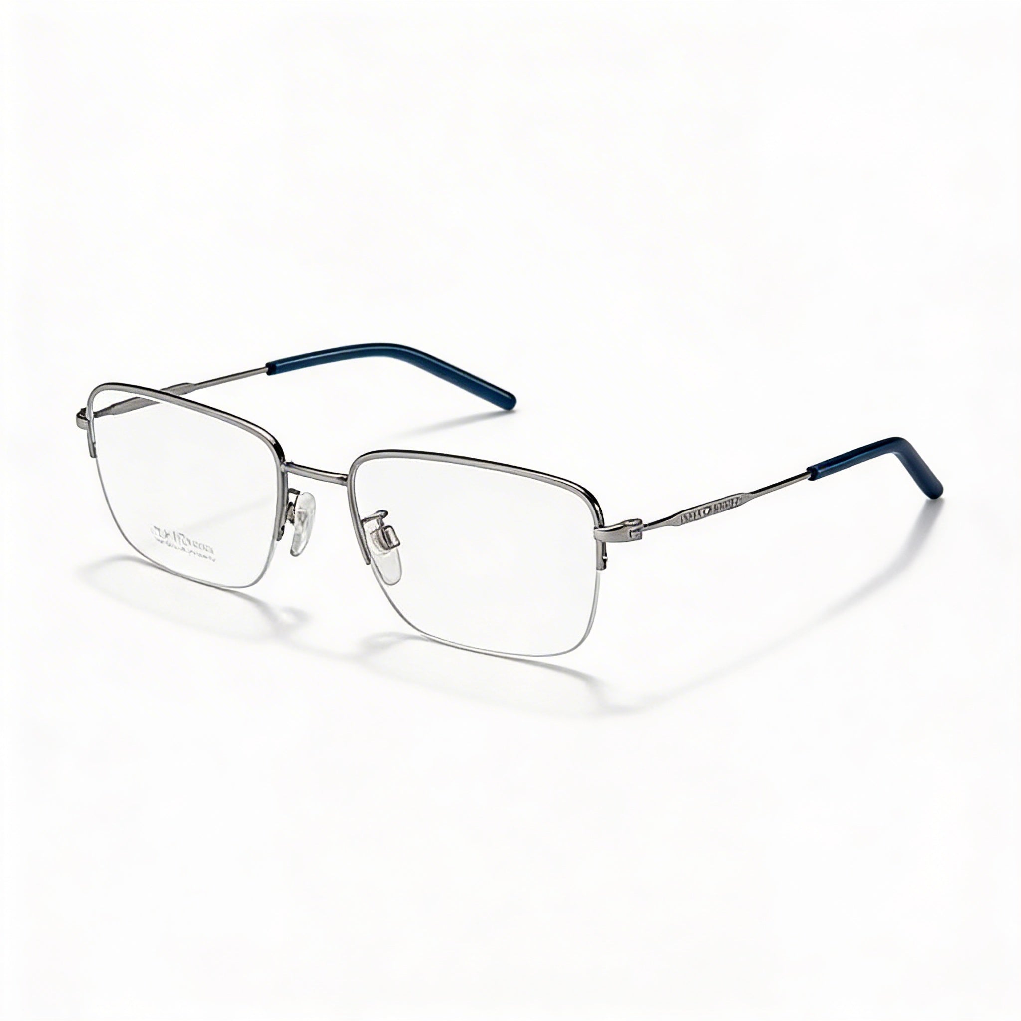 Gafas ópticas Tommy Hilfiger para hombre de aleación de acero y rutenio, lentes de 56 mm, puente de 19 mm y patillas de 145 mm, Photo 1