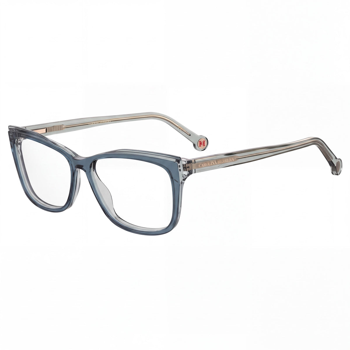 Carolina Herrera 0208 Women’s Casual Acetate Frame Optical Glasses with Clear Lens 53-14-140, Photo 1