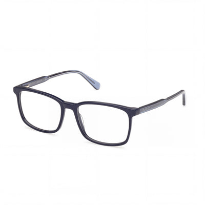 Gafas de sol GANT clásicas unisex de montura completa de plástico azul brillante con lentes de policarbonato multicolor 54-17-145