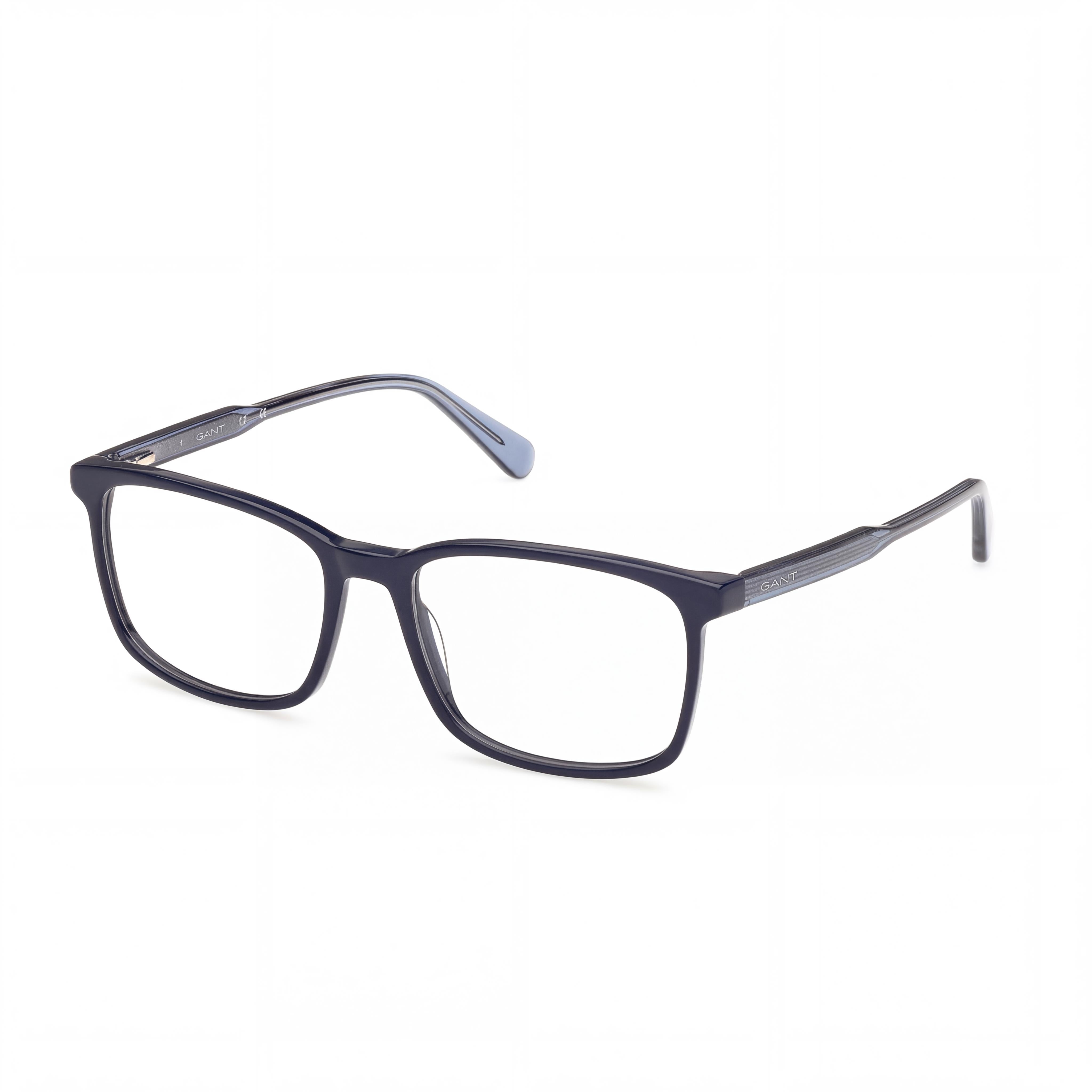 GANT Classic Unisex Full Rim Shiny Blue Plastic Frame with Multicolor Polycarbonate Lens Sunglasses 54-17-145, Photo 1