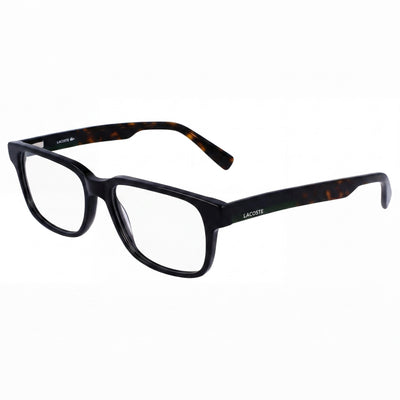 Lacoste L2910 Modern Sport Unisex Eyeglasses, Black Acetate Full-Rim Frame, 55mm Lens Width
