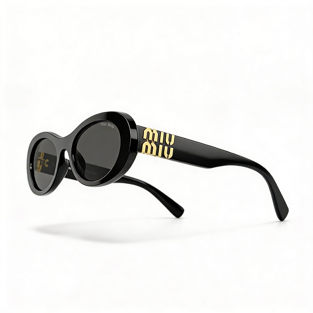 Miu Miu Sports Women's Multicoloured Plastic Sunglasses with Black Polarized UV Protection Lenses