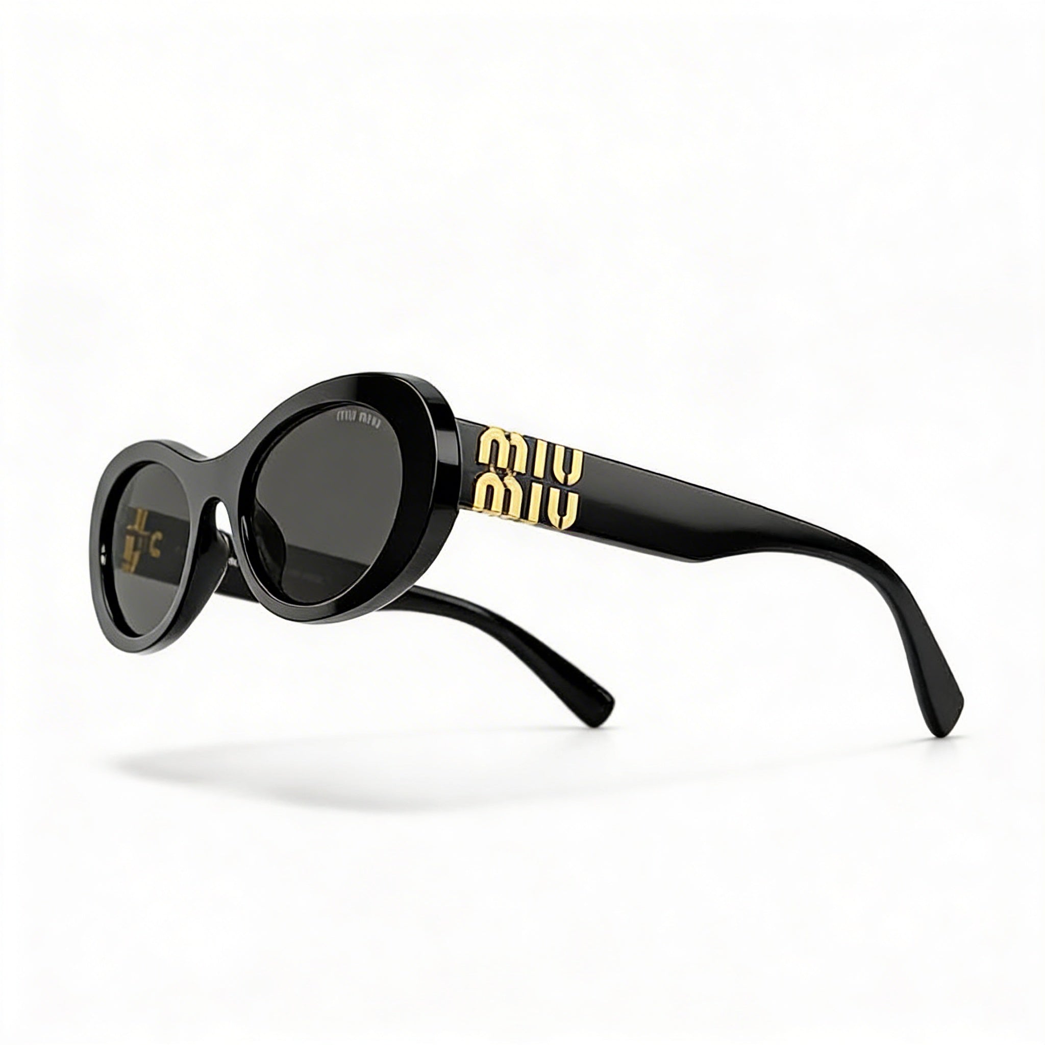 Miu Miu Sports Women's Multicoloured Plastic Sunglasses with Black Polarized UV Protection Lenses, Photo 2