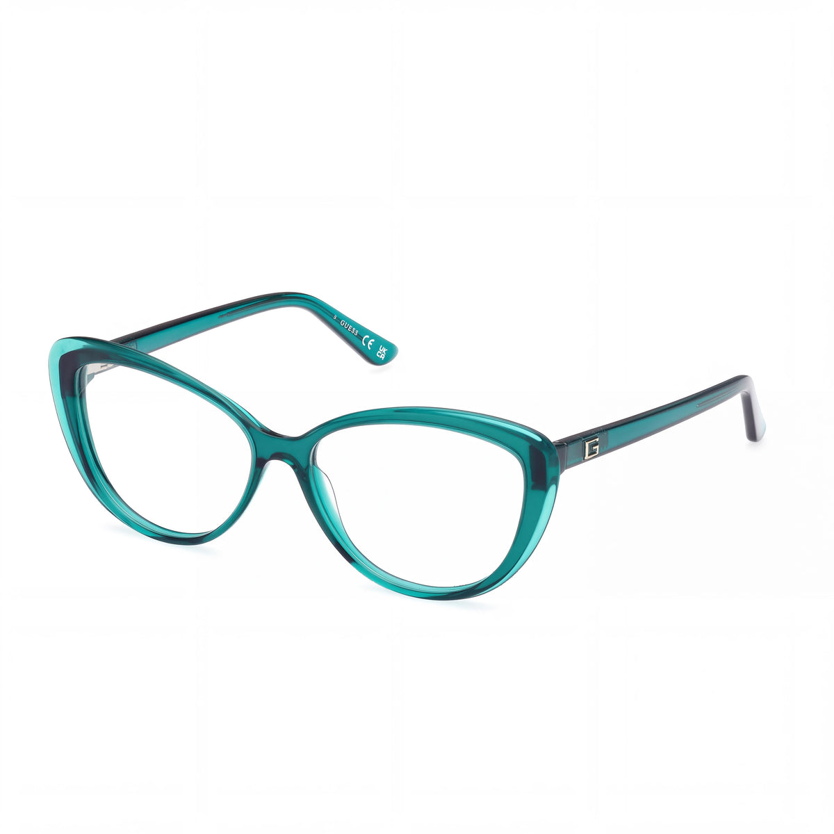GUESS GU2978@55096# Women's Green Plastic Eyeglasses, Photo 1