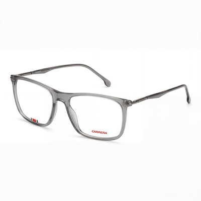 Carrera Modern 289 Unisex Magnesium Grey Eyeglasses 56mm - Prescription Ready Clear Demo Lenses