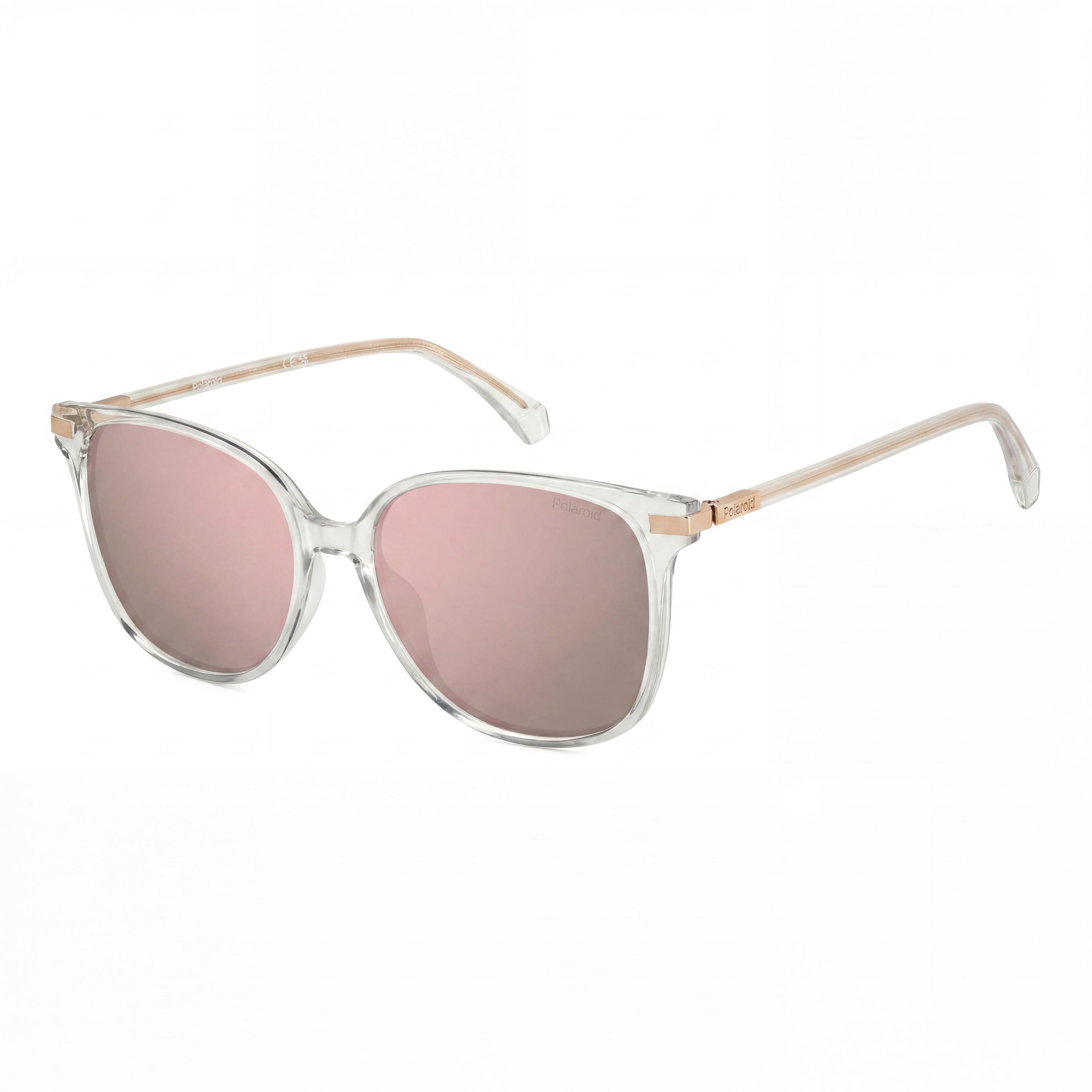 Polaroid Casual Women's Gold Copper Polycarbonate Frame Polarized UV Protection Sunglasses 56mm, Photo 1