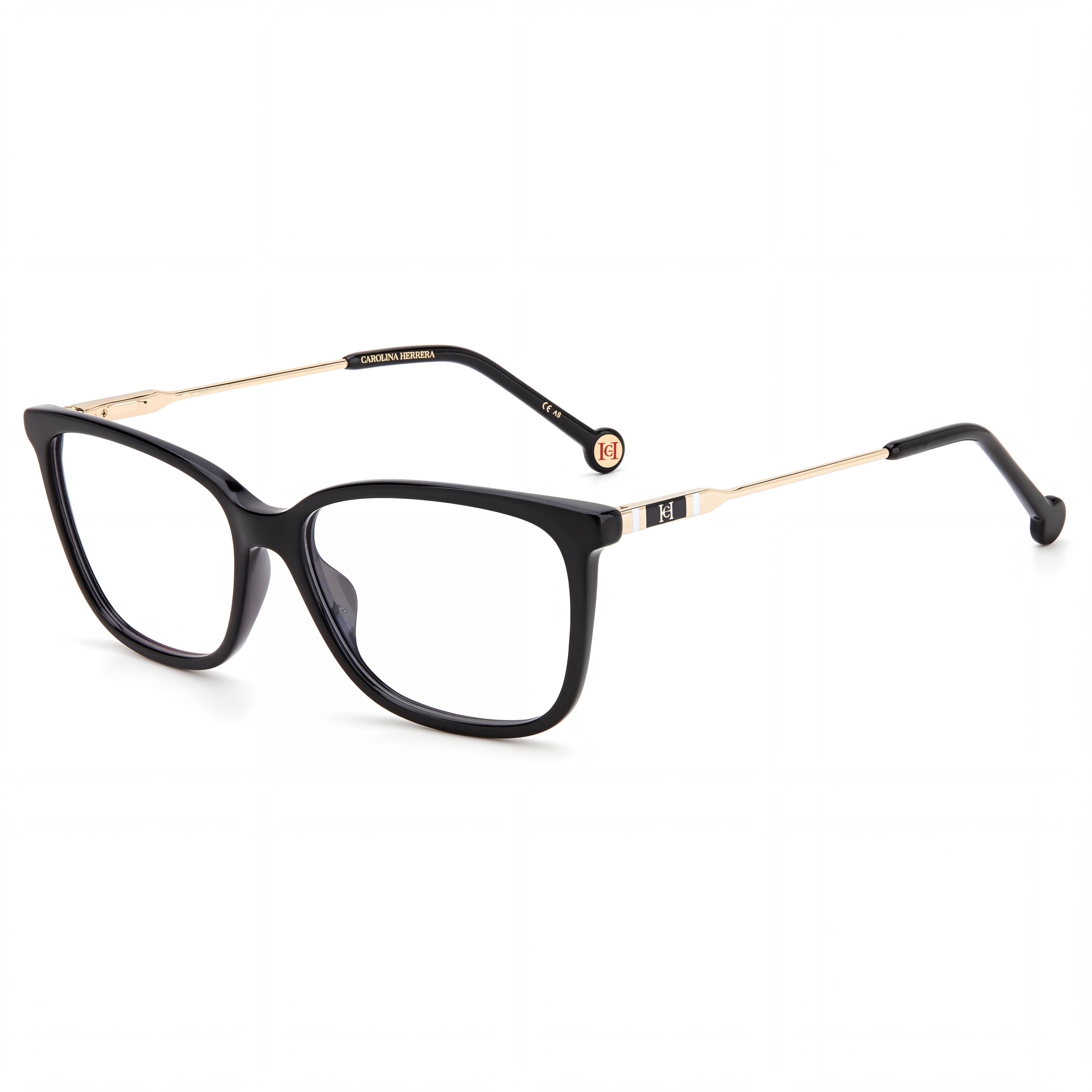 Carolina Herrera CH 0072 Women's Black Acetate Frame Non- Black Lenses, Lens Width 54mm, Photo 1