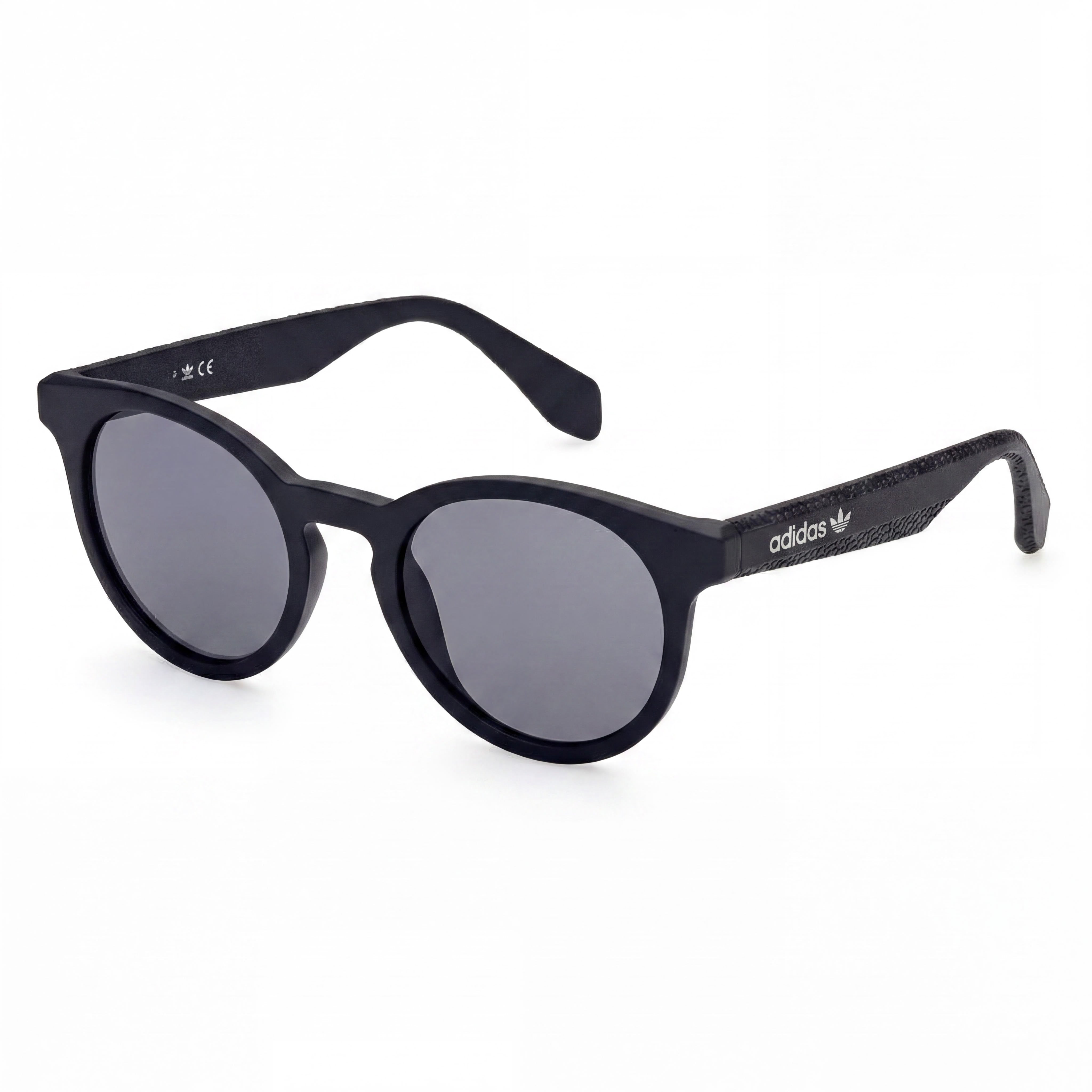 adidas Originals Classic Unisex Metal Matte Black Smoke Frame Black Lens UV Protection Sunglasses 52mm, Photo 1