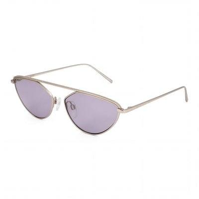 DKNY Classic Women's Gold Metal Frame Sunglasses with Light Smoke Lenses and UV Protection 55mm