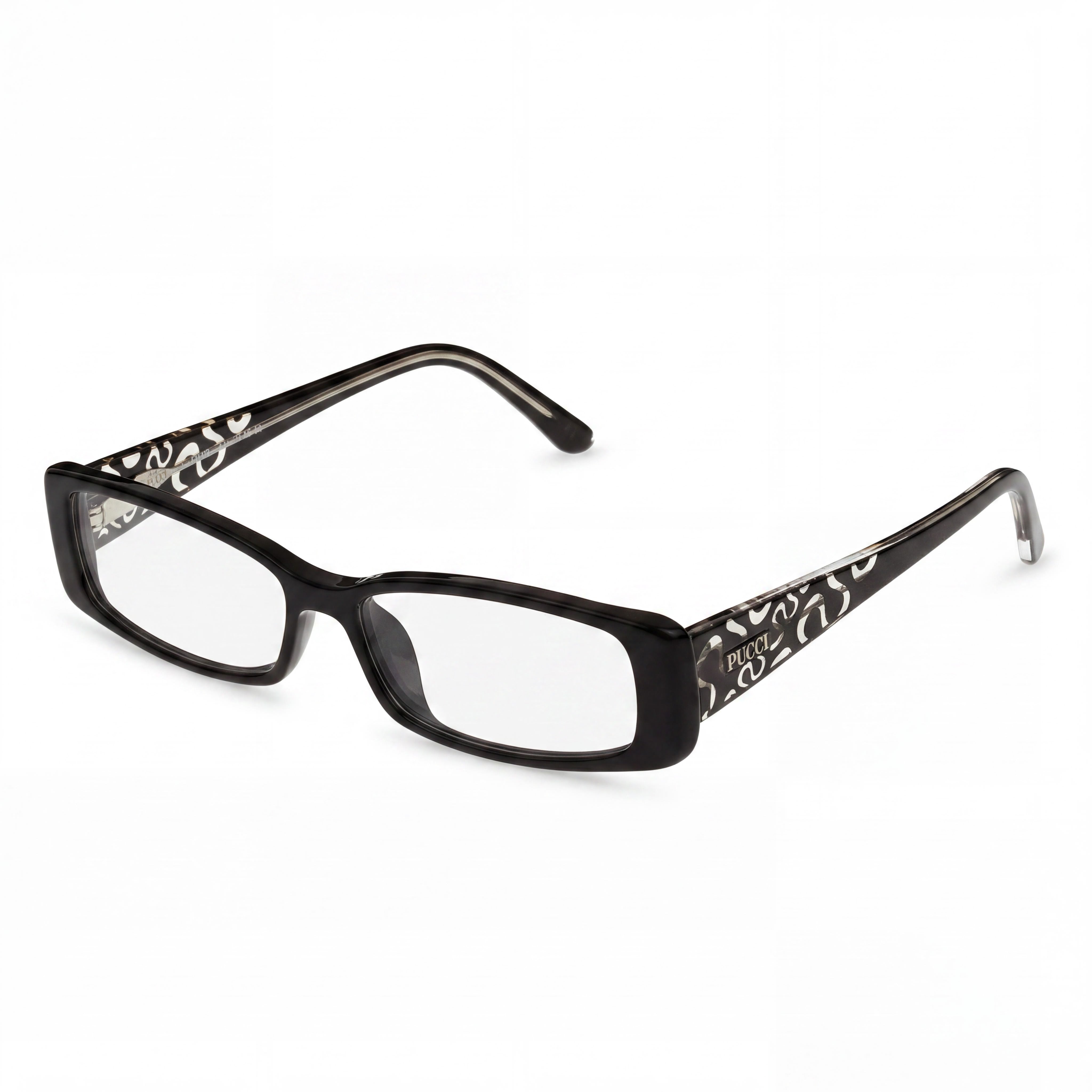 Emilio Pucci Unisex Non-Polarized Sunglasses with Black With Ebony Detailing Frame and Composite Lenses, Photo 1