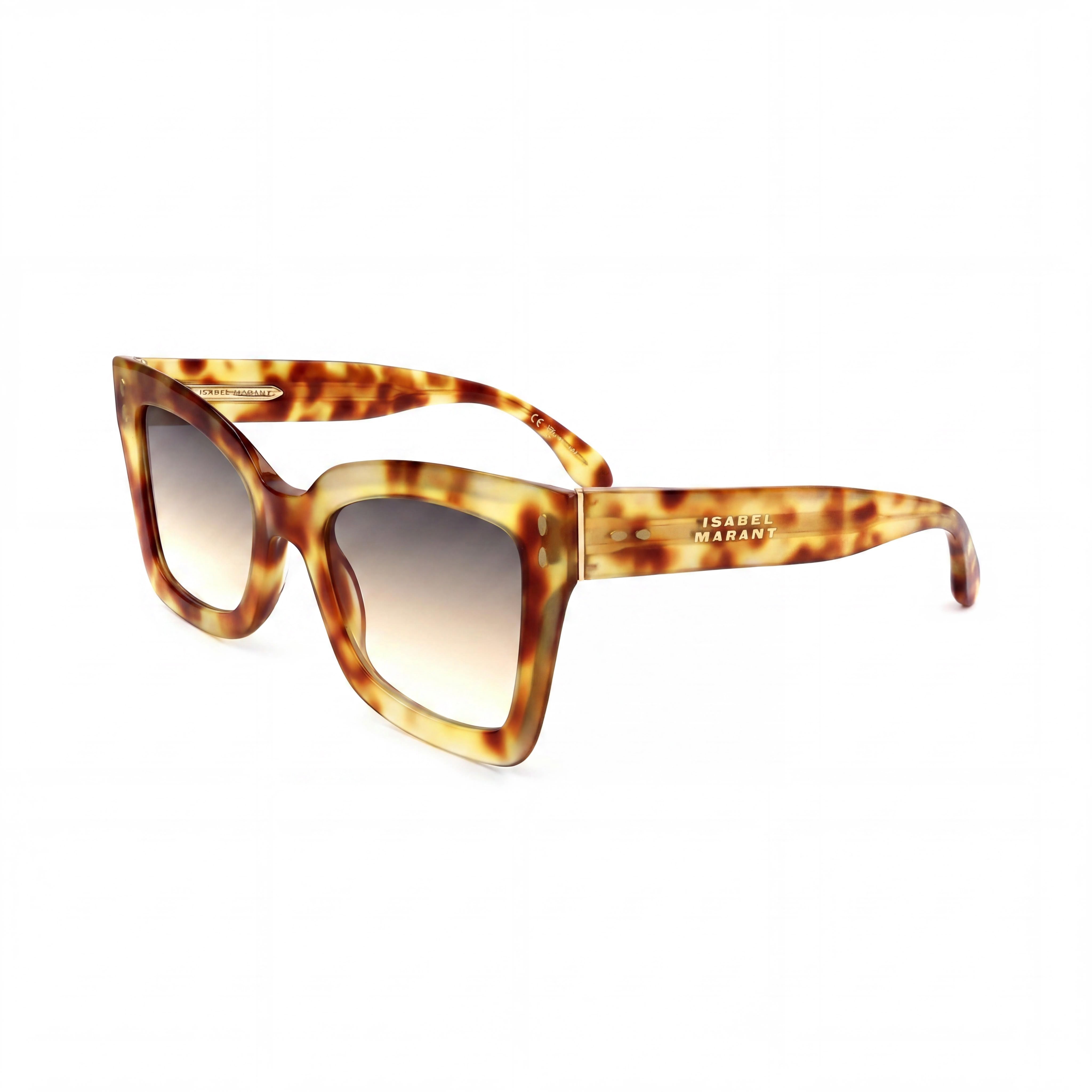 Isabel Marant Trendy Acetate Women's Havana Honey Grey Acetate Frame UV Protected 52mm Sunglasses, Photo 1