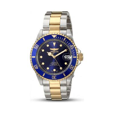 Invicta Pro Diver Women's Two Tone Stainless Steel Blue Dial Automatic Watch 40mm