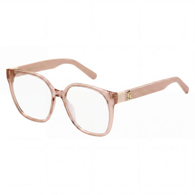 Marc Jacobs Casual Women's Peach Cellulose Propionate Frame Non- Polycarbonate Lens Eyeglasses 55mm
