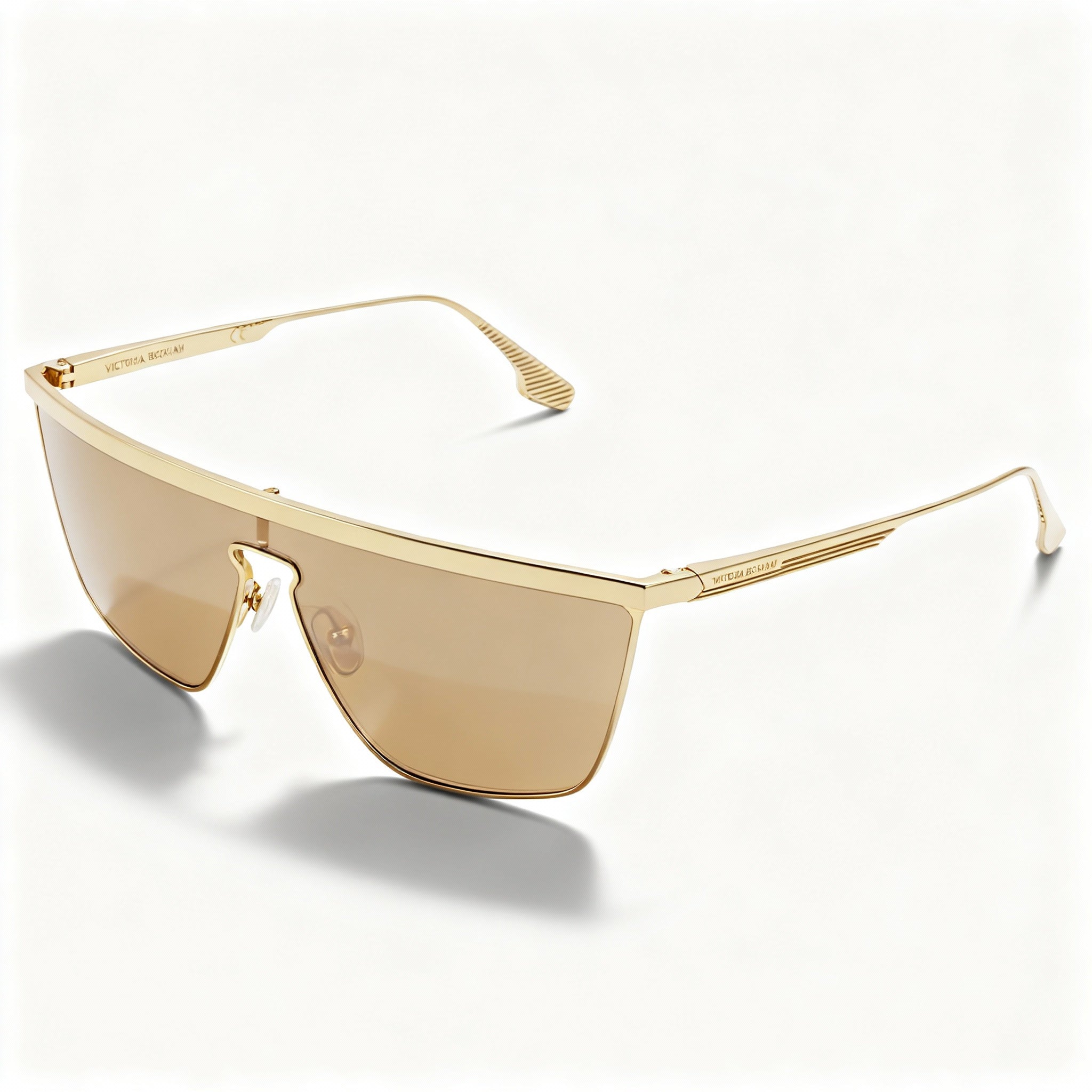 Victoria Beckham Vb245s Women's Gold Mirror Metal Frame Non-Polarized Sunglasses with Gold Lenses 59-20-140
