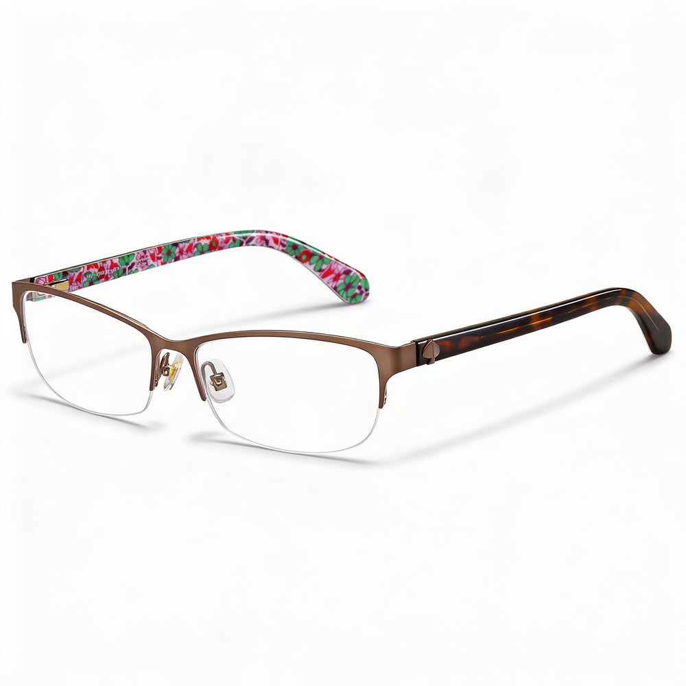 Gafas de sol Kate Spade New York Marnie Havana para mujer, con montura de acero y lentes de policarbonato no polarizadas, 53 mm