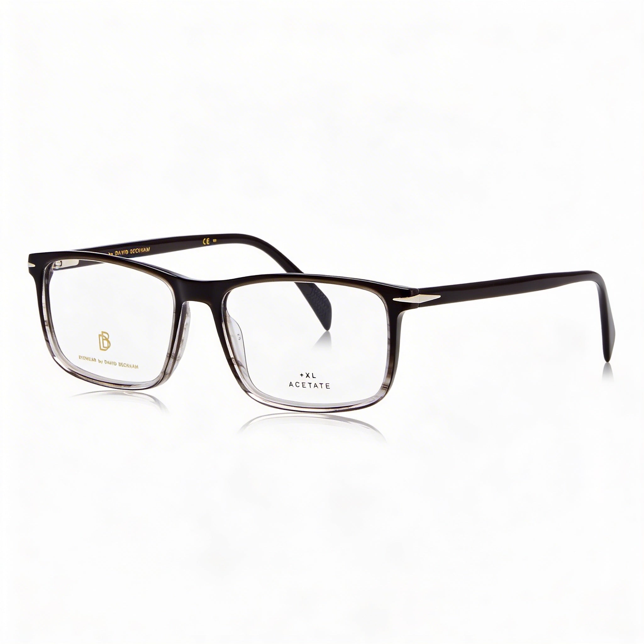 David Beckham Db 1019 Unisex Sunglasses with Black Horn Plastic Frame and Non-Polarised Lenses 54mm, Photo 1