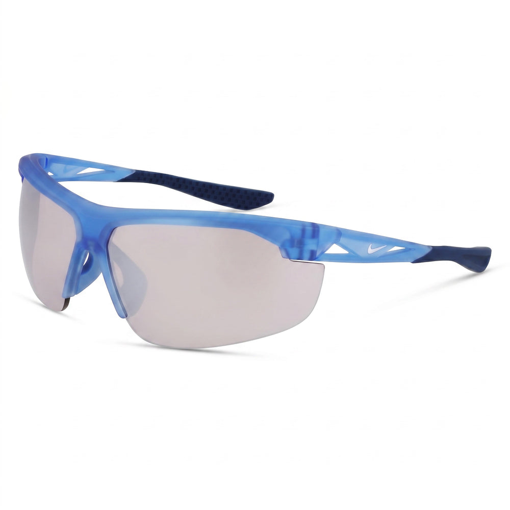 Nike Modern Men's Injected Sports Sunglasses Multicoloured Frame Matte Polar Chrome Mirror Lenses 75mm