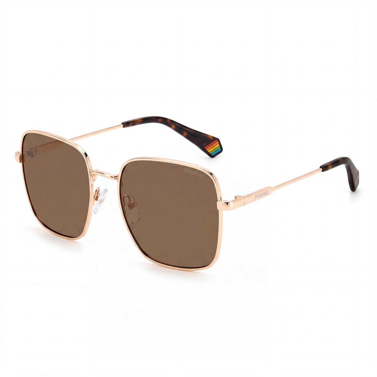 Polaroid Pld 6194/S/X Women's Gold Copper Stainless Steel Bronze Polarized UV Protection 56mm Sunglasses, Photo 1